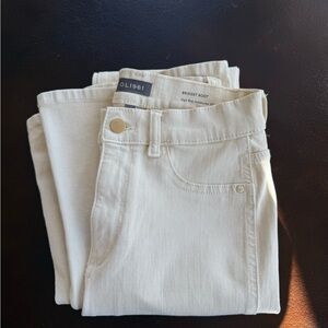 DL1961 Women's Boot Cut Ecru Jeans